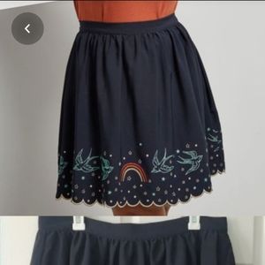 Treasured Reveries Embroidered Skirt 3x EUC $25